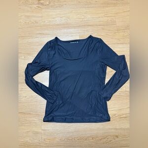 Abercrombie & Fitch Black Long Sleeve Top